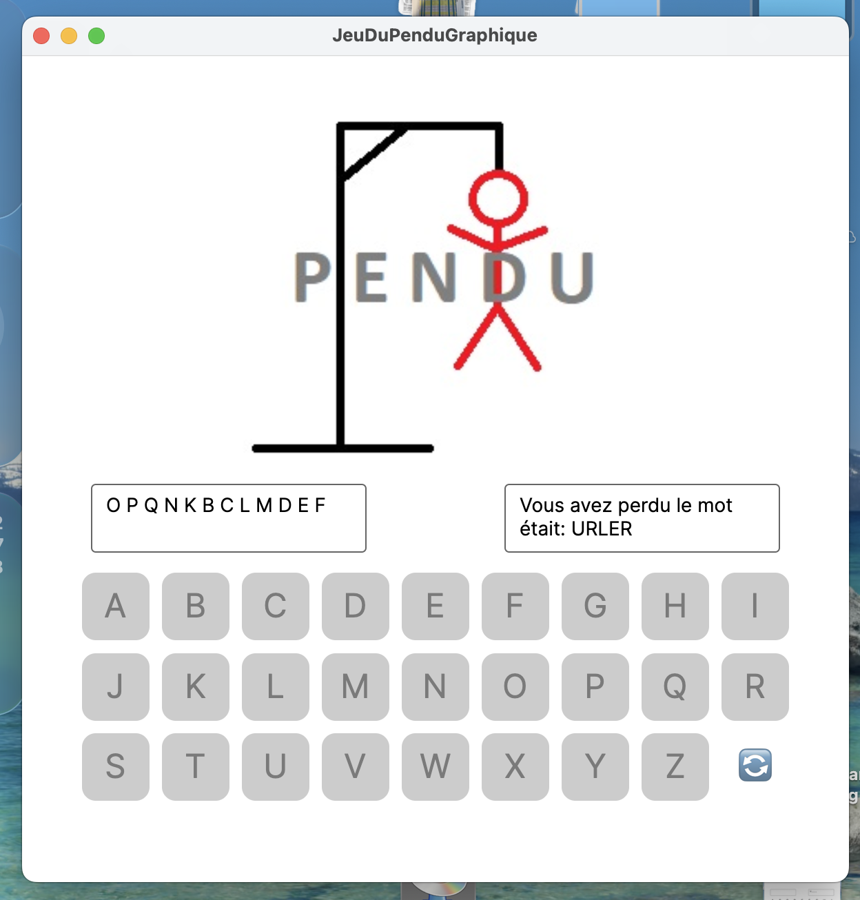 Jeu du Pendu